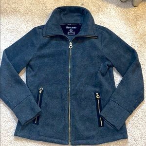 Calvin Klein light weight Grey zip up. Size M.